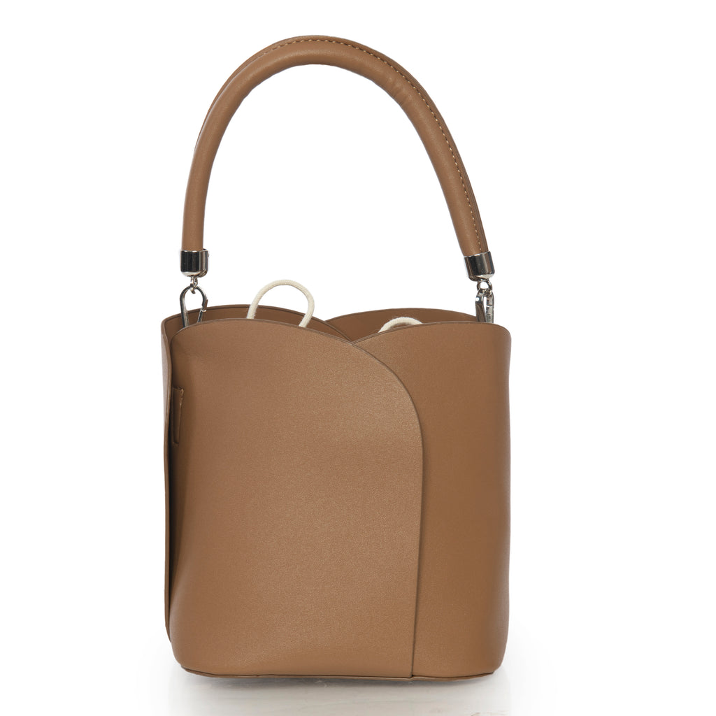 Tan Leather Bucket Bag - Madison Collection | Buffalo Jackson